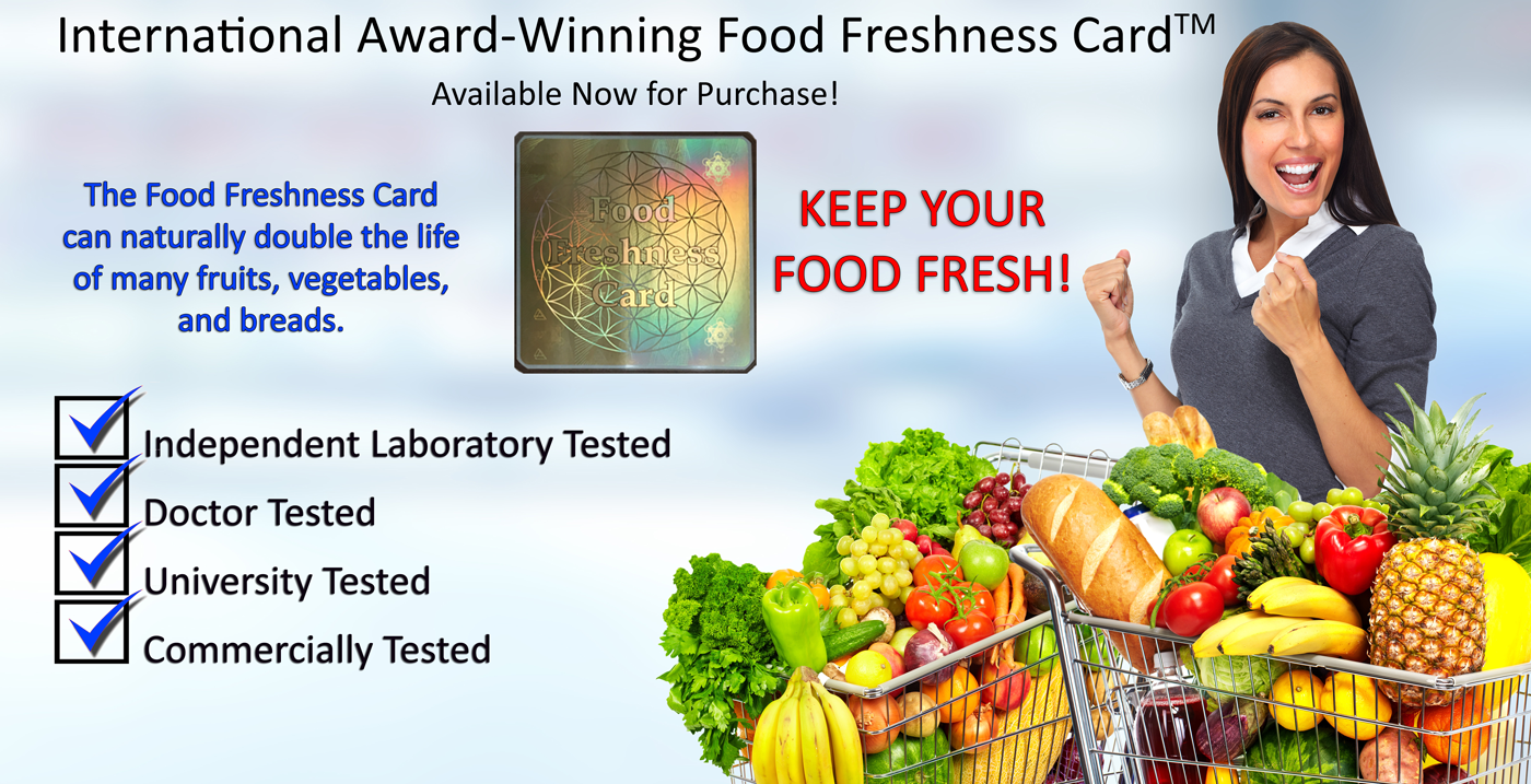 food freshness card natures frequencies