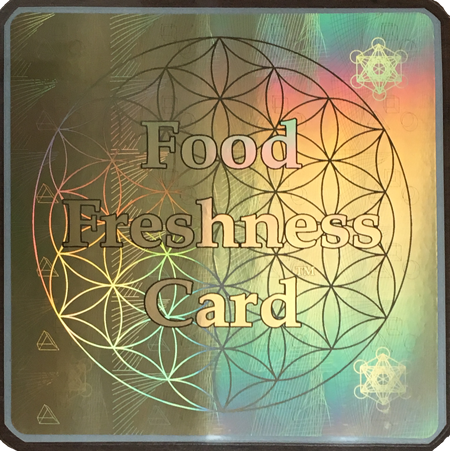 food freshness card natures frequencies