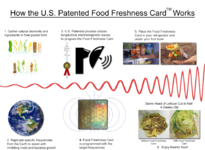 how food freshness card works